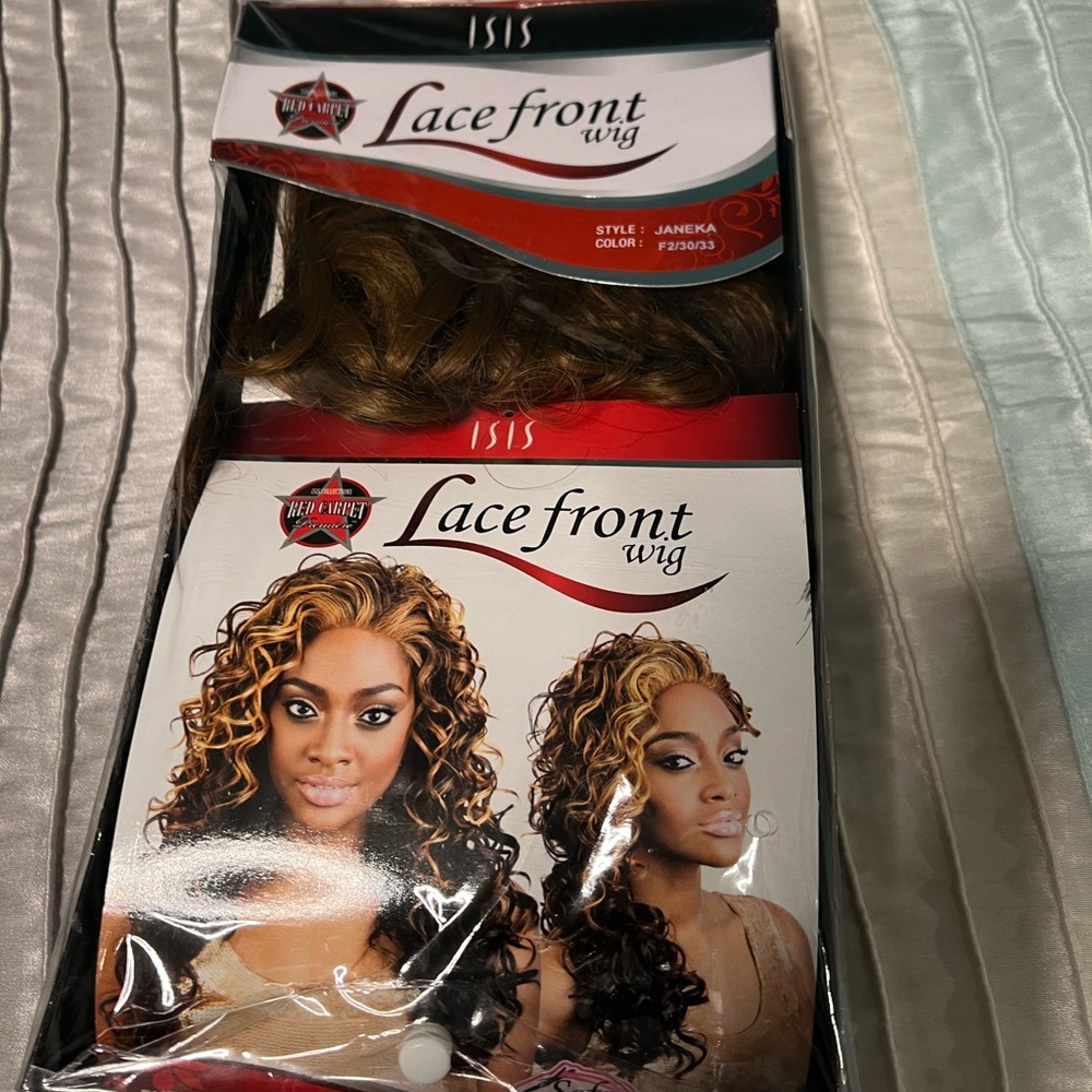 New lace front curly wig